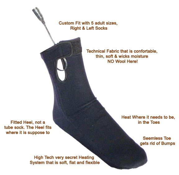 Heated Socks 12V – Warm & Safe Heated Gear
