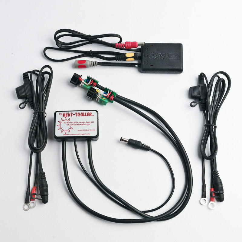 Dual Remote Control Mounted Heat-troller – Warm & Safe Heated Gear