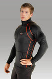 Men's Heated-Neck Long Sleeve Heat Layer 7.4V - Black