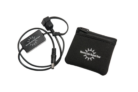 USB Charger Adapter for Motorcycle with Pouch